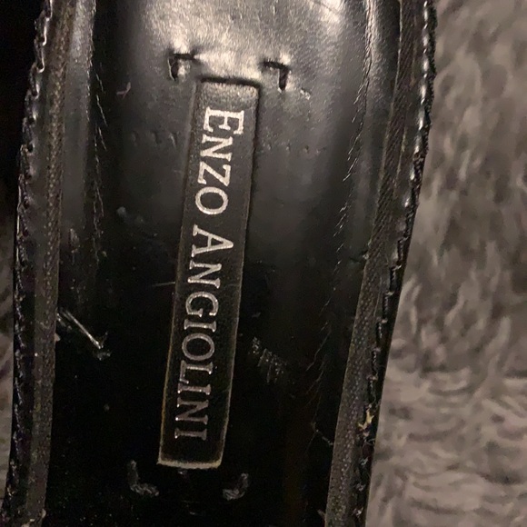 Enzo Angiolini wedge slip-ons. Black 8.5 - Picture 2 of 5